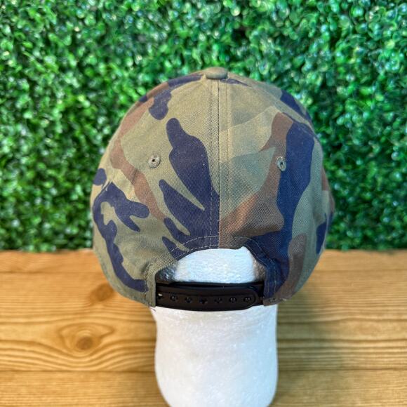 Wrangler Patch Logo Camo Hat Cap Snapback One Size OSFA - Picture 3 of 7